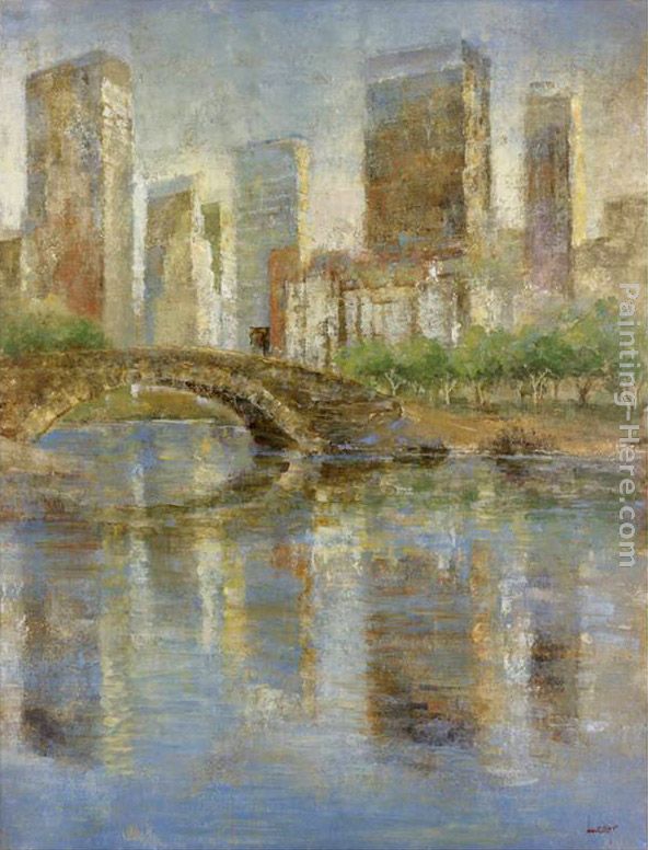 Central Park painting - Michael Longo Central Park art painting